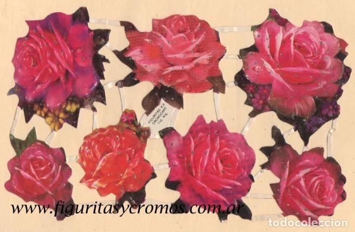 Collectable Antique Stamped Cards: ANTIGUA L&Aacute;MINA DE CROMOS TROQUELADOS CROMOCART K5 CON PURPURINA