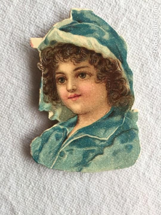 Collectionnisme Cartes &agrave; collectionner massicot&eacute;es anciennes: cromo Troquelado Ni&ntilde;a Farmacia de Garc&iacute;a Cazorla Motril