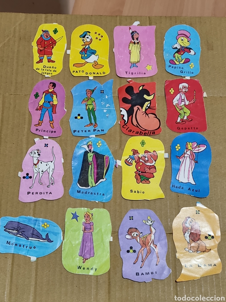 Collectionnisme Cartes &agrave; collectionner massicot&eacute;es anciennes: CROMOS TROQUELADOS DISNEY ANTIGUOS