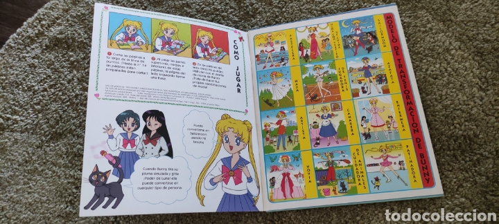 Coleccionismo cromos troquelados antiguos: Libro Sailor Moon Top model - Foto 2