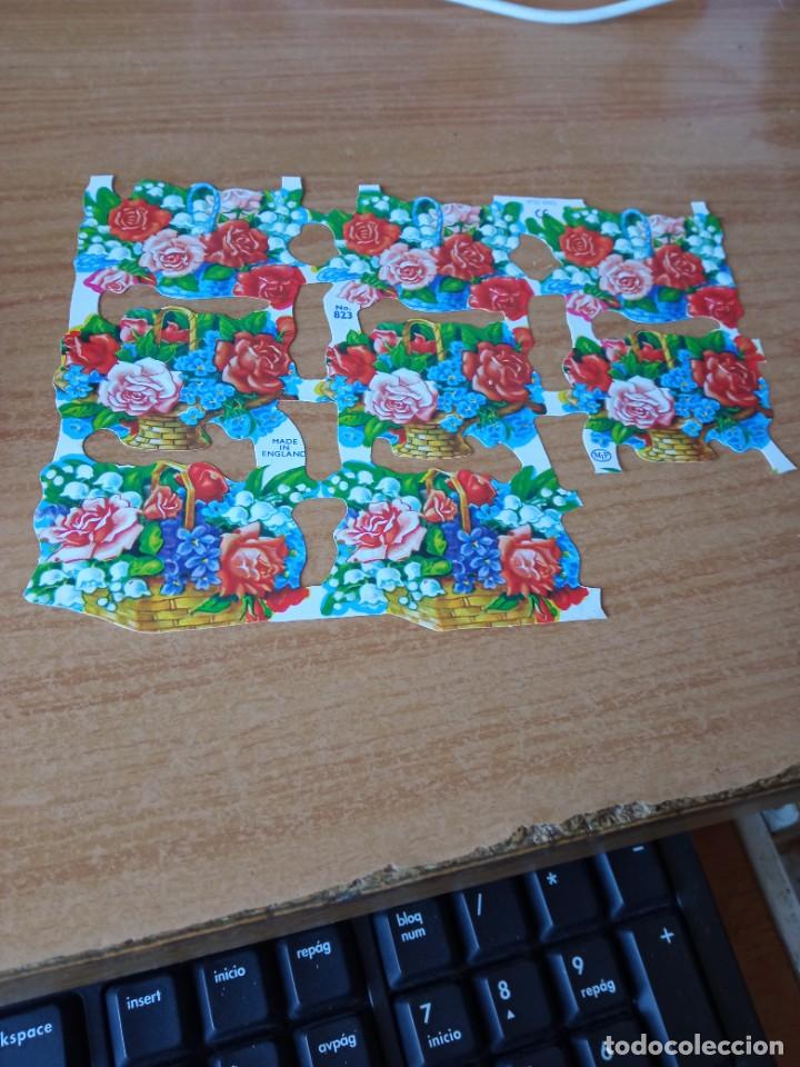 Coleccionismo cromos troquelados antiguos: cromo troquelado mlp 823 con relieve e incompleto - Foto 1