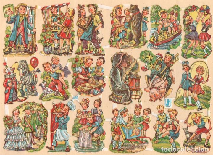 Collectionnisme Cartes &agrave; collectionner massicot&eacute;es anciennes: ANTIGUA L&Aacute;MINA DE CROMOS TROQUELADOS WS 630 CON PURPURINA
