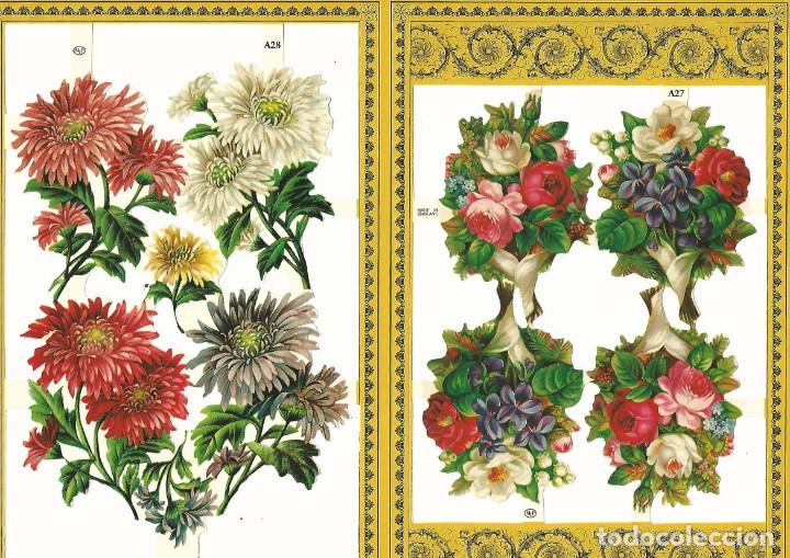 Sammeln alte gestanzte Sammelbilder: 4 L&Aacute;MINAS DE CROMOS TROQUELADOS