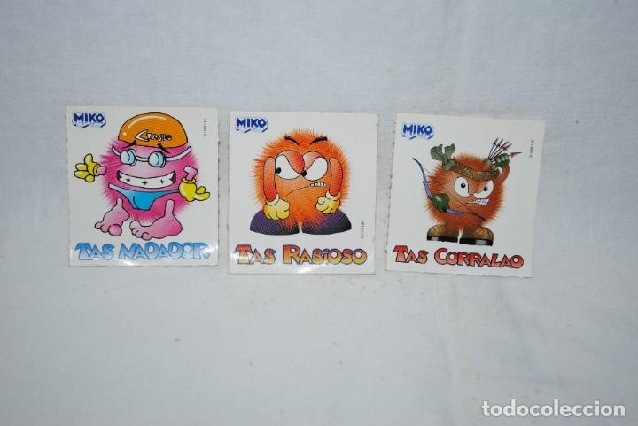 Sammeln alte gestanzte Sammelbilder: CROMOS PEGATINAS , MIKO , LOTE DE TRES .
