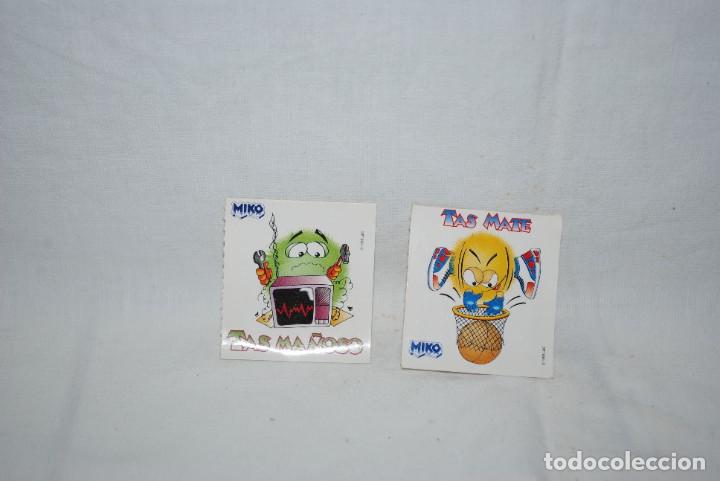 Coleccionismo cromos troquelados antiguos: CROMOS PEGATINAS , MIKO , LOTE DE DOS . - Foto 1