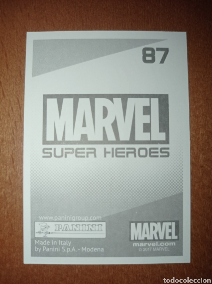 Coleccionismo cromos troquelados antiguos: Marvel Super Heroes n&deg;87 Panini - Foto 2