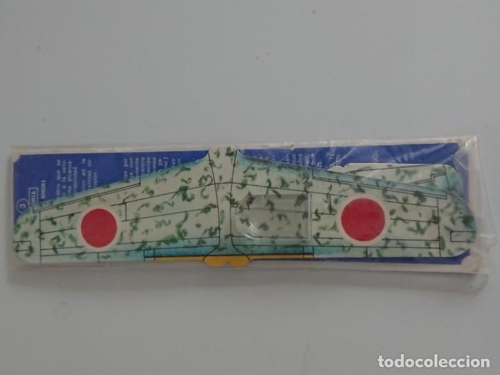 Collectable Antique Stamped Cards: Troquelado Miniatura Avion Caza Bombardero Nakajima Ki 44 Shoki Tojo Japones Promocion Signal-2
