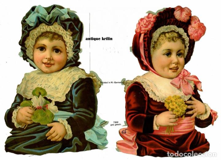 Coleccionismo Cromos troquelados antiguos: ANTIGUO CROMO TROQUELADO / EDICION EF / RELIEVE Y BRILLO REF 7062 / MEDIDAS 23 X 17