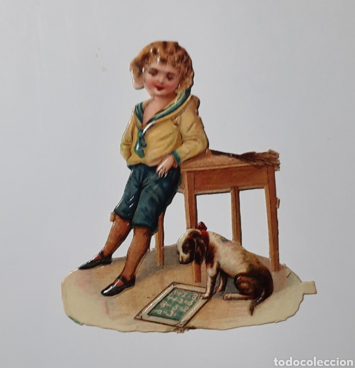 Coleccionismo Cromos troquelados antiguos: ANTIGUO CROMO TROQUELADO