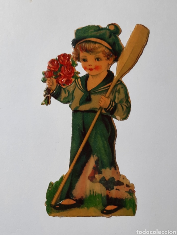 Coleccionismo Cromos troquelados antiguos: ANTIGUO CROMO TROQUELADO