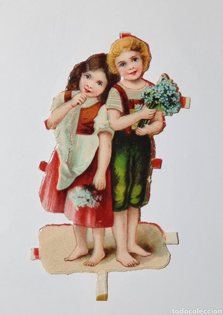 Coleccionismo Cromos troquelados antiguos: ANTIGUO CROMO TROQUELADO