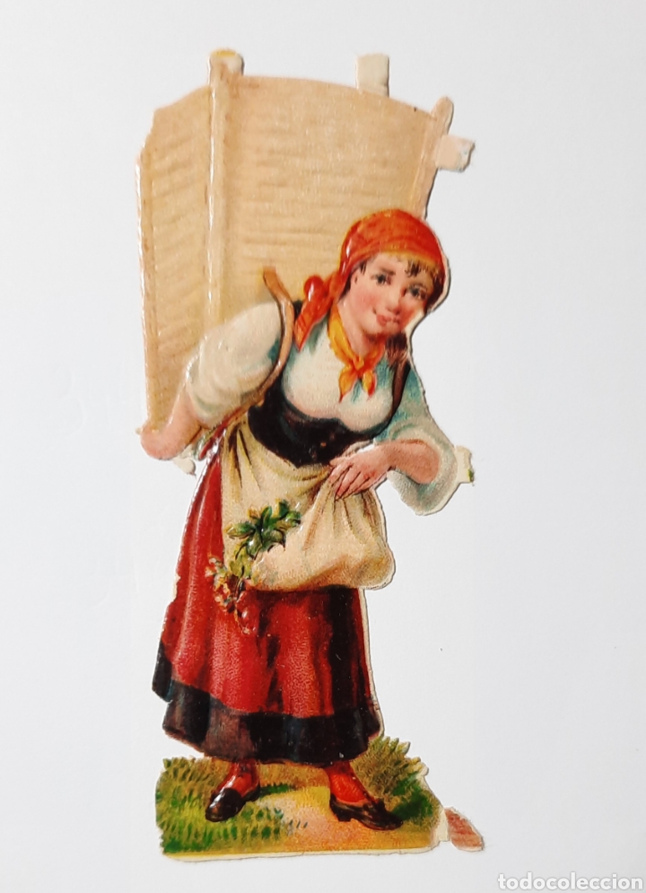 Coleccionismo Cromos troquelados antiguos: ANTIGUO CROMO TROQUELADO