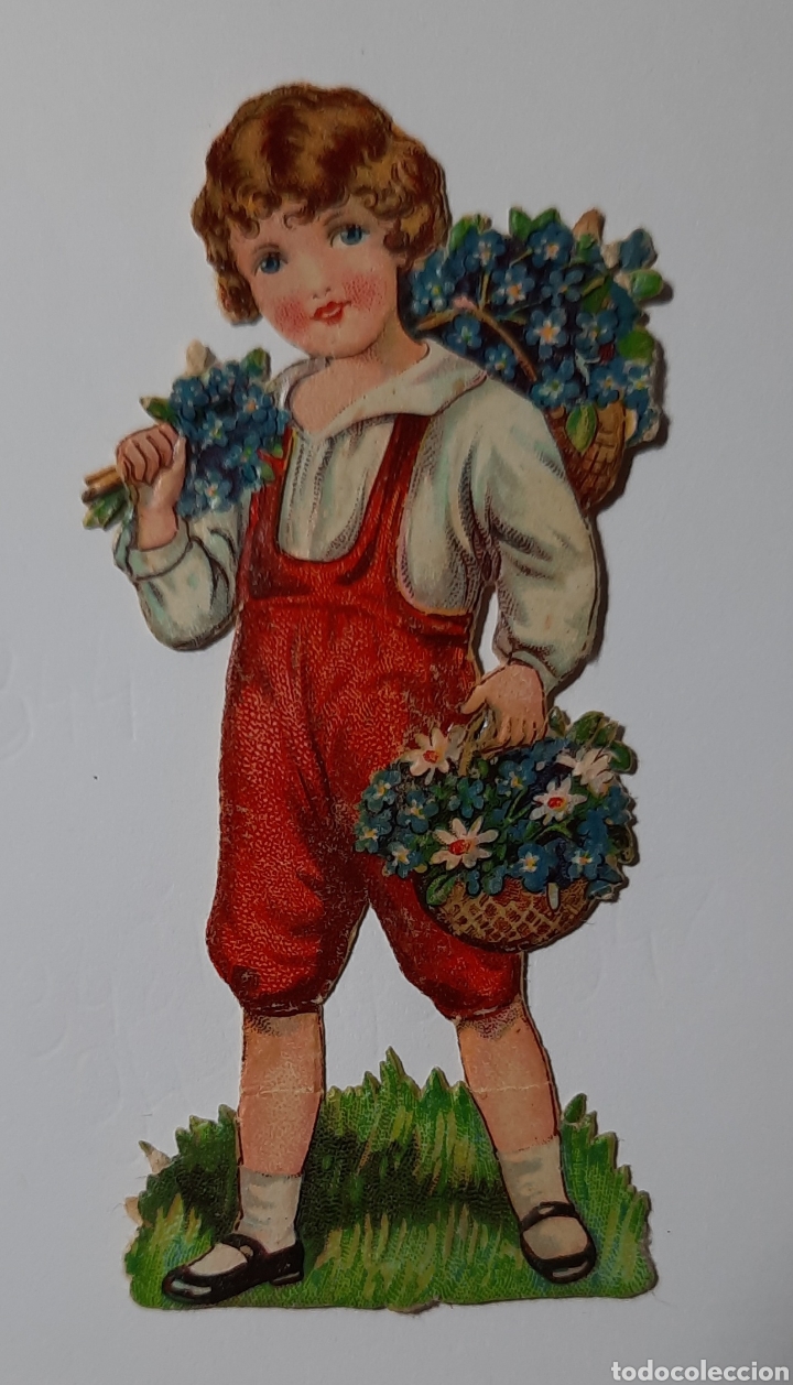 Coleccionismo Cromos troquelados antiguos: ANTIGUO CROMO TROQUELADO