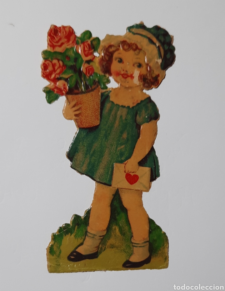 Coleccionismo Cromos troquelados antiguos: ANTIGUO CROMO TROQUELADO