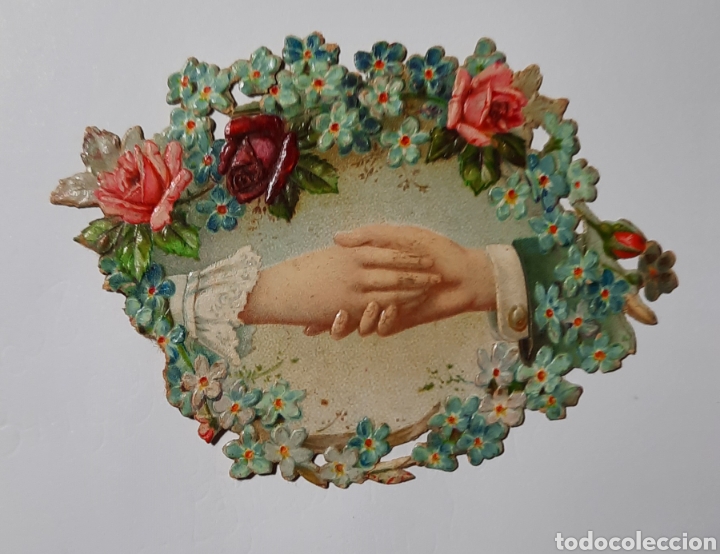 Coleccionismo Cromos troquelados antiguos: ANTIGUO CROMO TROQUELADO