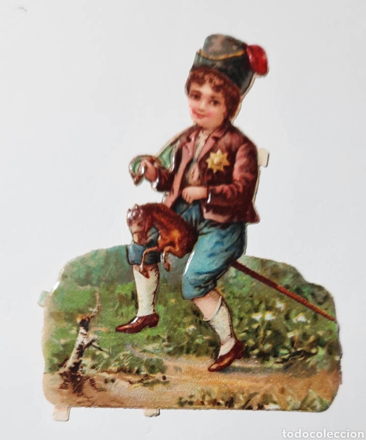 Coleccionismo Cromos troquelados antiguos: ANTIGUO CROMO TROQUELADO