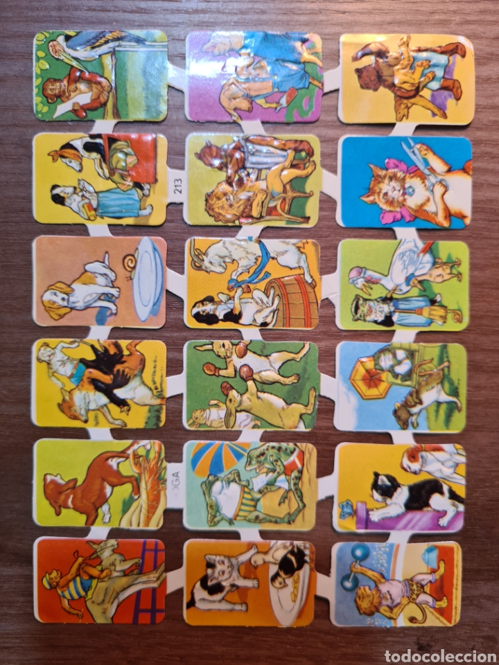 Coleccionismo Cromos troquelados antiguos: BOGA LAMINA 213 CROMOS TROQUELADOS BARNIZADOS Y CON RELIEVE