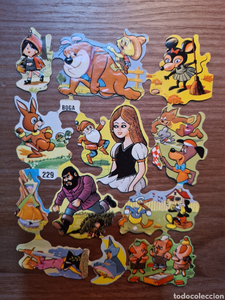 Coleccionismo Cromos troquelados antiguos: BOGA LAMINA 229 CUENTOS CROMOS TROQUELADOS BARNIZADOS Y CON RELIEVE