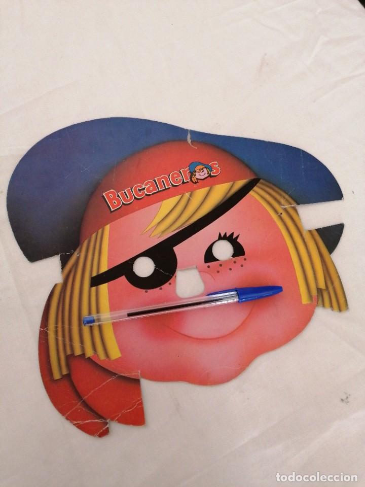 Coleccionismo Cromos troquelados antiguos: CARETA DE CART&Oacute;N PREMIO OBSEQUIO PASTELITOS PANRICO BUCANEROS