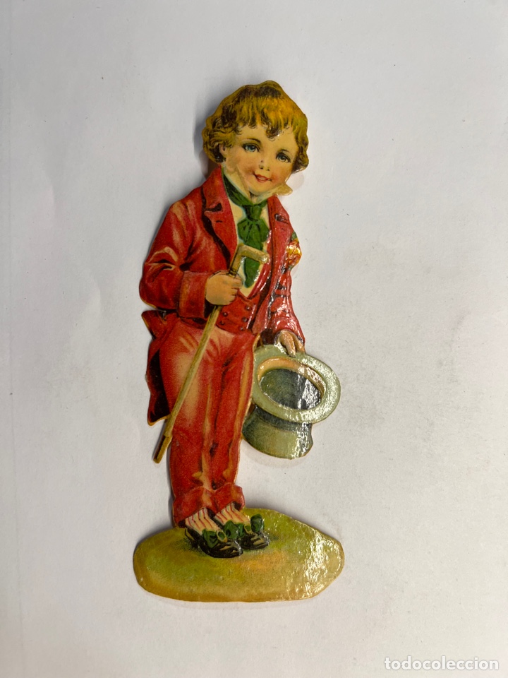 Collectable Antique Stamped Cards: Chocolates Compa&ntilde;&iacute;a Colonial Madrid. Cromo Troquelado LA CORTE DEL REY FRANC&Eacute;S ..