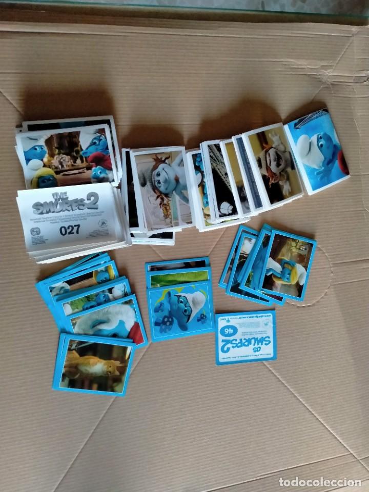 Coleccionismo Cromos troquelados antiguos: cromos de los pitufos 2 a&ntilde;o 2013