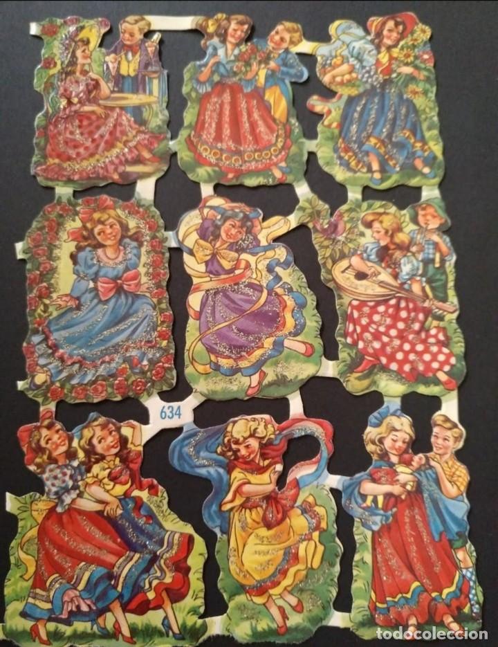Coleccionismo Cromos troquelados antiguos: Cromos troquelados WS 634