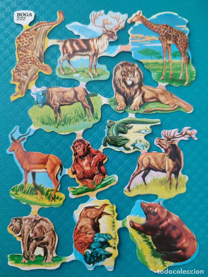 Coleccionismo Cromos troquelados antiguos: L&aacute;mina cromos Boga 222