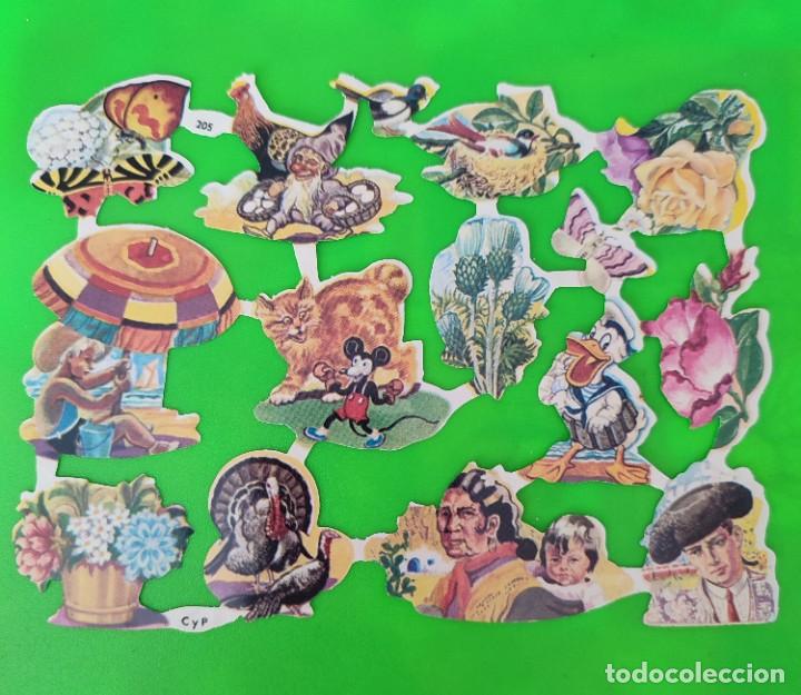 Coleccionismo Cromos troquelados antiguos: Cromos troquelados CyP 205