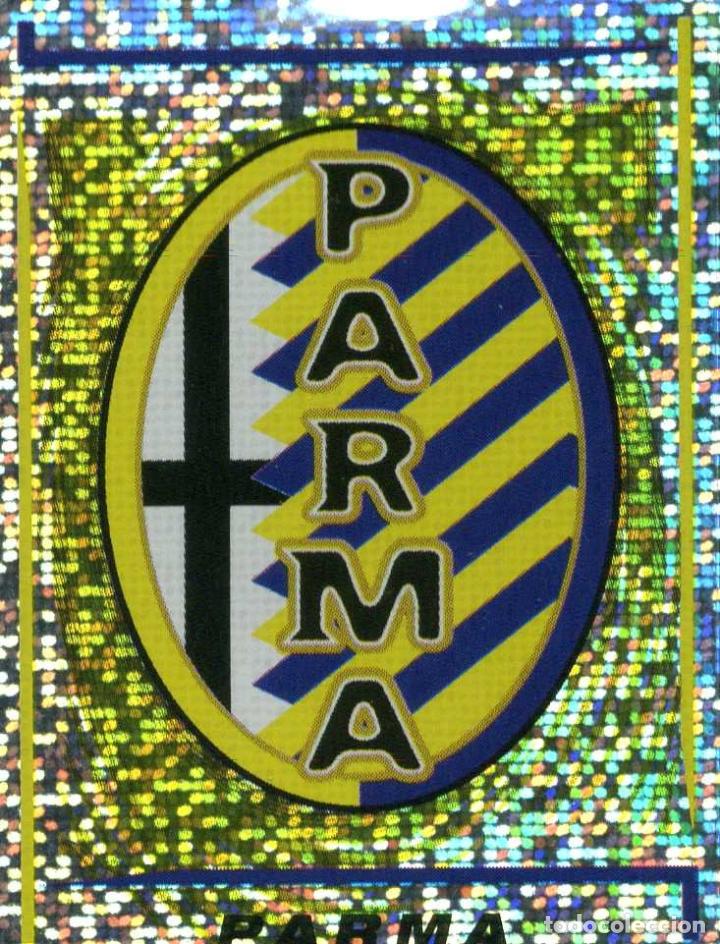 Coleccionismo Cromos troquelados antiguos: Figurina - Calciatori Panini 1998-99 - Sticker 208 Parma Gagliardetto - Nuova - ITALIA - Panini
