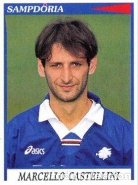 Coleccionismo Cromos troquelados antiguos: Figurina - Calciatori Panini 1998-99 - Sticker 329 Marcello Castellini - Nuova - ITALIA - Panini
