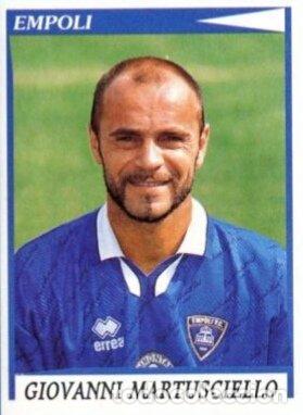 Coleccionismo Cromos troquelados antiguos: Figurina-Calciatori Panini 1998-99 - Sticker 84 Giovanni Martusciello- Nuova - Panini