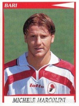 Collectionnisme Cartes &agrave; collectionner massicot&eacute;es anciennes: Figurina-Calciatori Panini 1998-99 - Sticker 12 Nichele Marcolini- Nuova - Panini