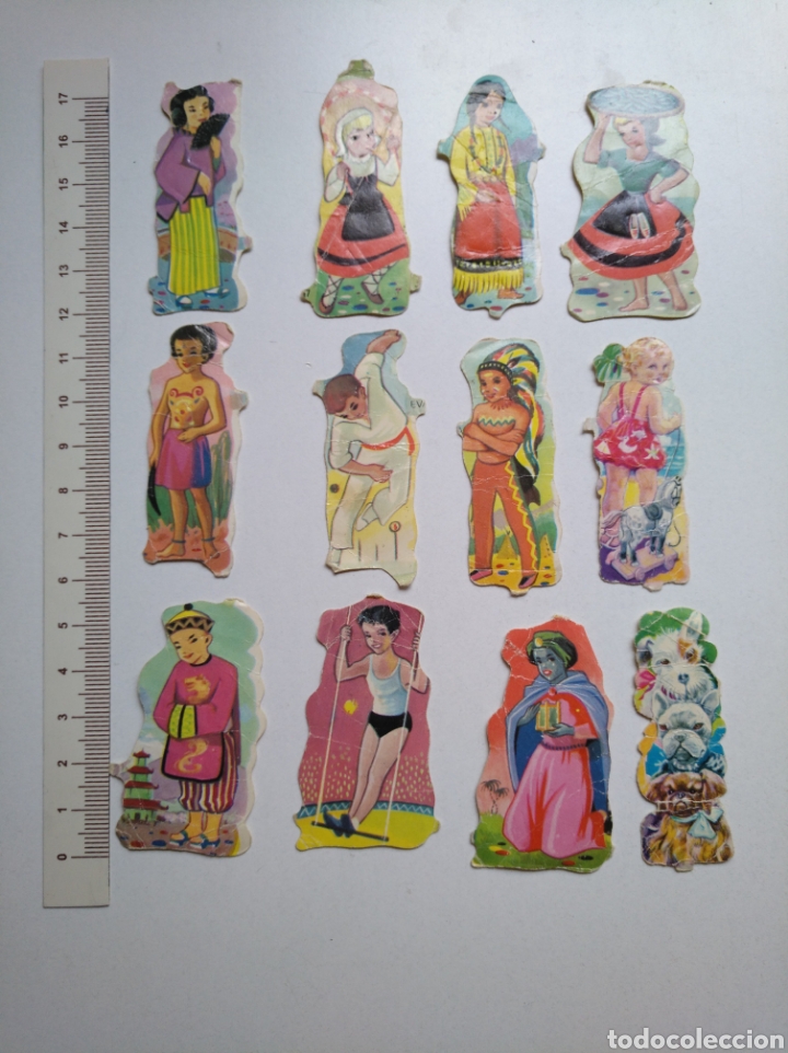 Sammeln alte gestanzte Sammelbilder: CROMOS TROQUELADOS. ANTIGUOS. TRAJES