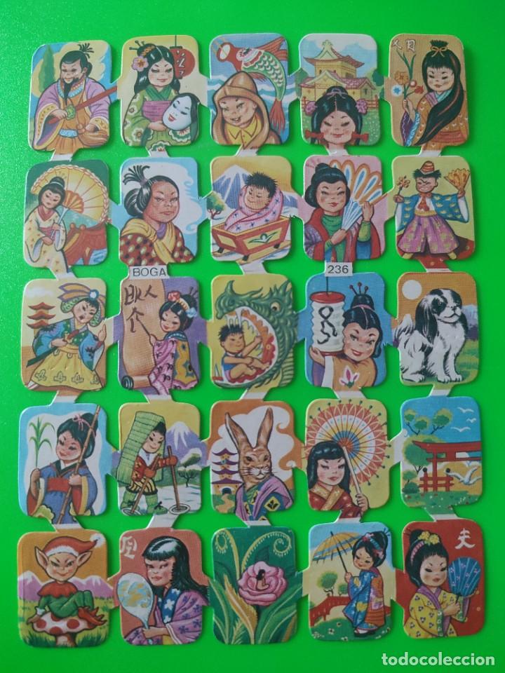 Collectionnisme Cartes &agrave; collectionner massicot&eacute;es anciennes: L&aacute;mina cromos troquelados Boga 236