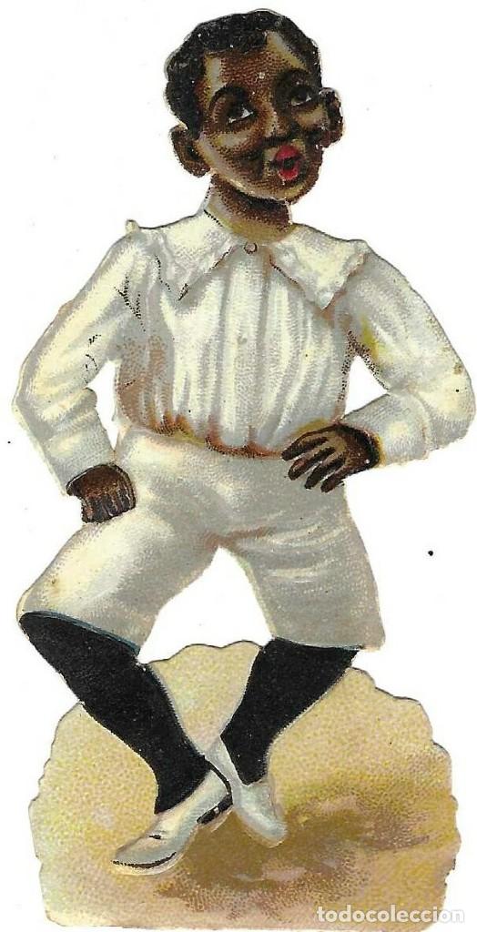 Collectionnisme Cartes &agrave; collectionner massicot&eacute;es anciennes: chocolates condal? -- negro bailando