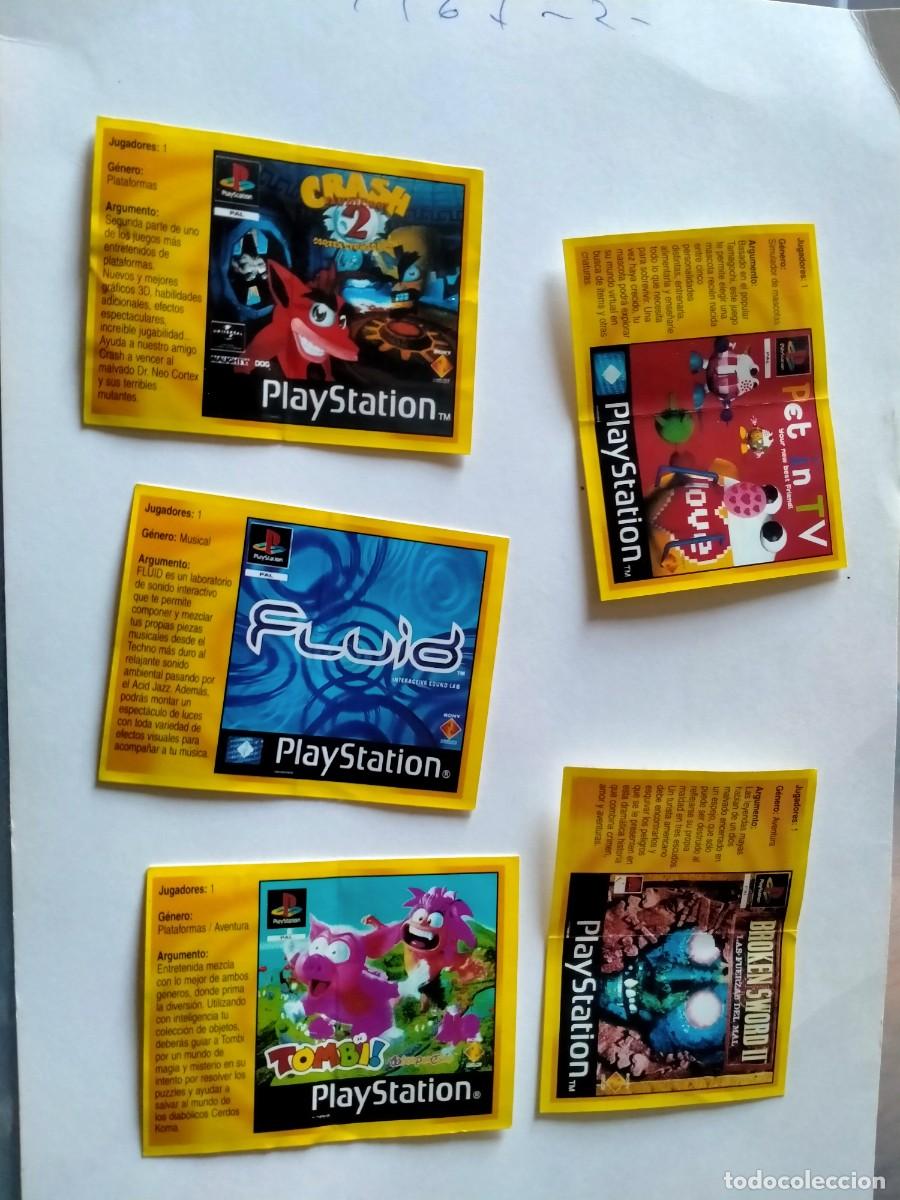 Coleccionismo cromos troquelados antiguos: cromos de bimbo de play station - Foto 1