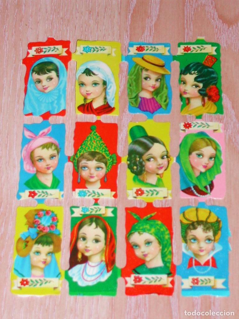 Coleccionismo Cromos troquelados antiguos: Lamina de CROMOS TROQUELADOS - Antigua.