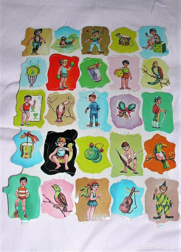 Coleccionismo Cromos troquelados antiguos: Antigua Lamina de CROMOS TROQUELADOS