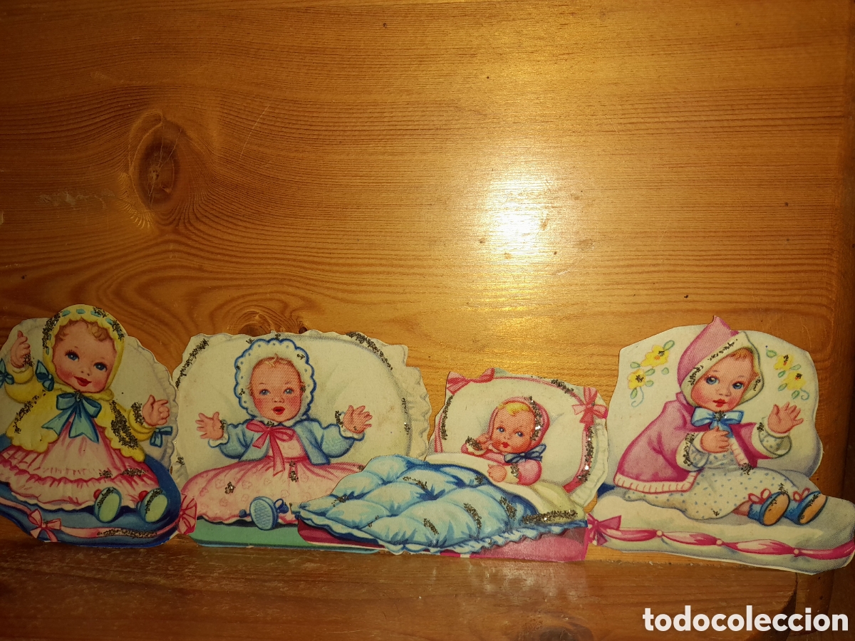 Collectable Antique Stamped Cards: LOTE 18 CROMOS TROQUELADOS BEBES GATOS ESCENAS NI&Ntilde;OS OSOS CHIMPANCE A&Ntilde;OS 50 ?
