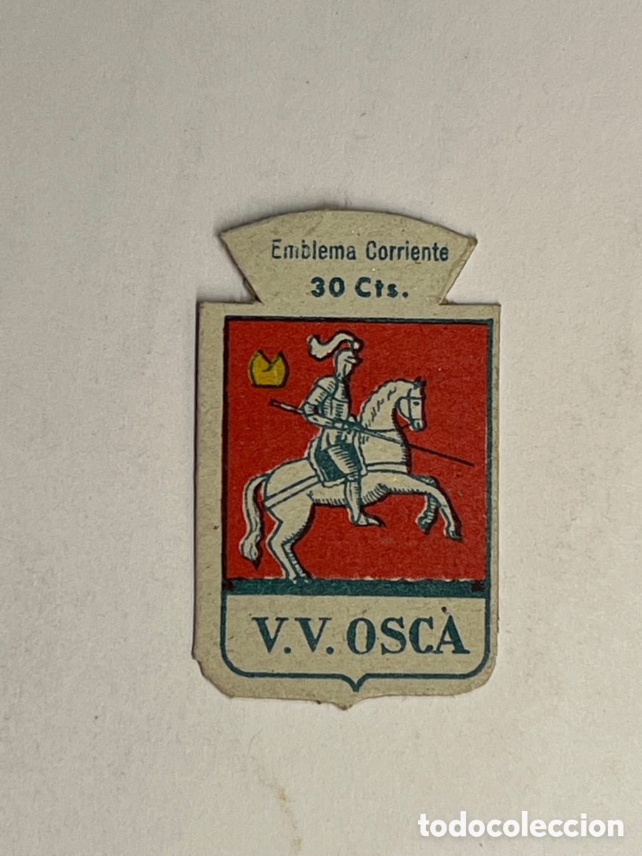 Coleccionismo Cromos troquelados antiguos: V.V. OSCA. EMBLEMA CORRIENTE 30 CTS FALANGE AUXILIO SOCIAL, Serie B, No.81 (h.1940?)