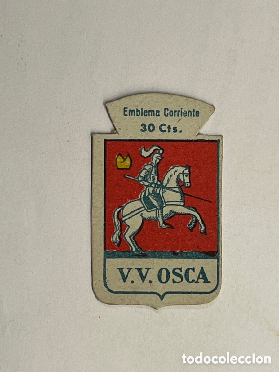 Coleccionismo Cromos troquelados antiguos: V.V. OSCA. EMBLEMA CORRIENTE 30 CTS FALANGE AUXILIO SOCIAL, Serie B, No.81 (h.1940?)