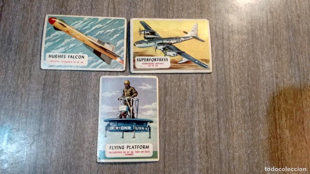 Coleccionismo cromos troquelados antiguos: CROMOS AVIONES - DECADA DEL 60 - Foto 1