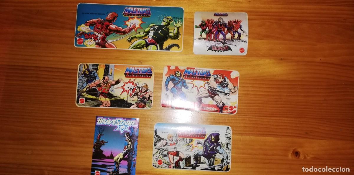 Coleccionismo cromos troquelados antiguos: Lote de pegatinas de masters del universo - Foto 1
