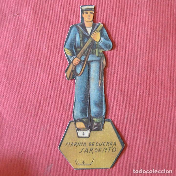 Collezionismo Figurine ritagliate antiche: SARGENTO - MARINA DE GUERRA - EJERCITO POPULAR - GUERRA CIVIL - REPUBLICA - CROMO TROQUELADO