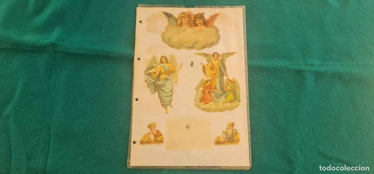 Collezionismo Figurine ritagliate antiche: LOTE 5 CROMOS TROQUELADOS ANGEL DILIGENCIA - RW