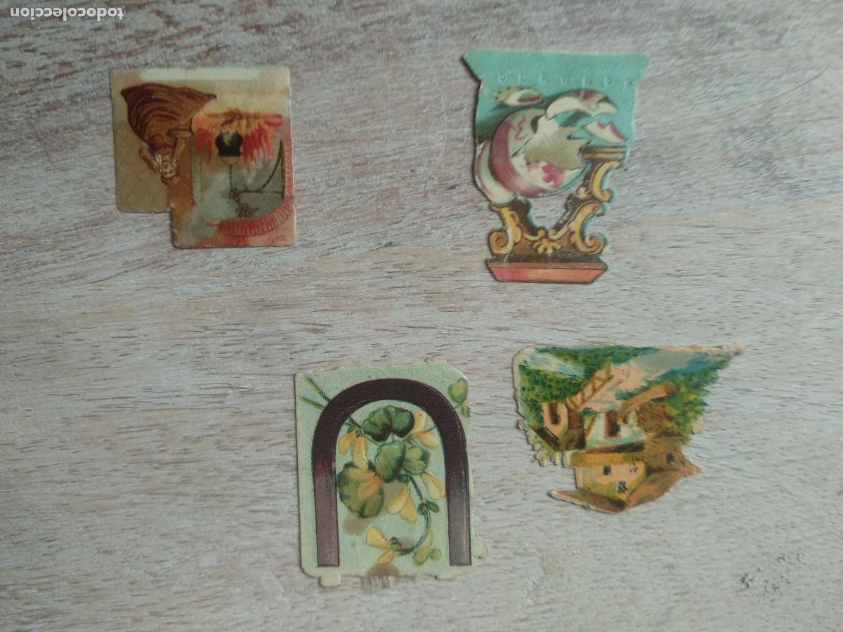 Collezionismo Figurine ritagliate antiche: LOTE 5 CROMOS TROQUELADOS VARIOS ...