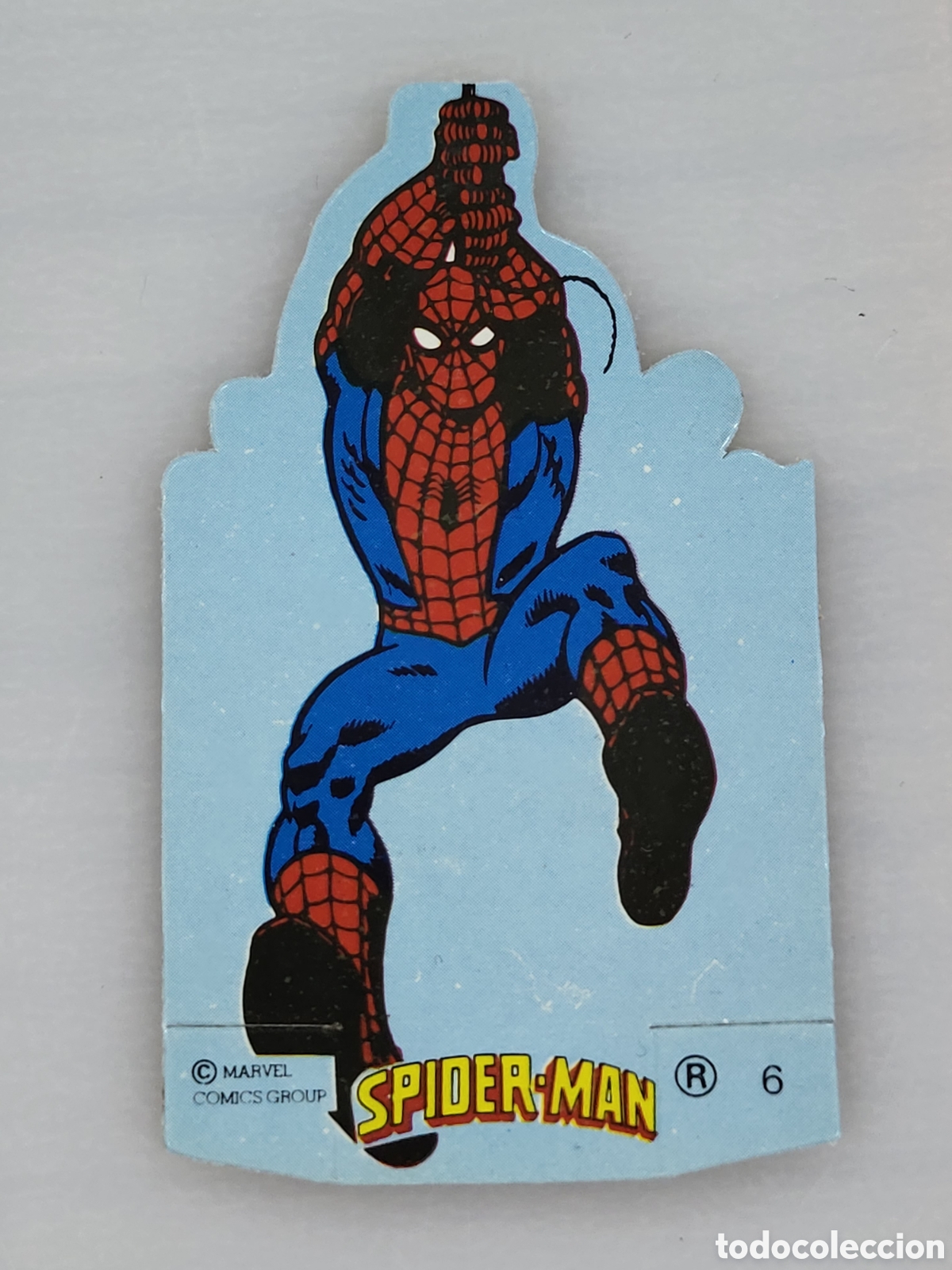 panrico spiderman cromo troquelado, nº6 - Buy Antique die cut stickers on  todocoleccion