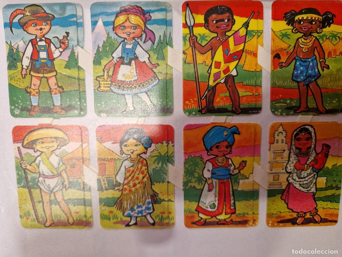 Collectable Antique Stamped Cards: CROMOS TROQUELADOS RAZAS Y PAISES DEL MUNDO