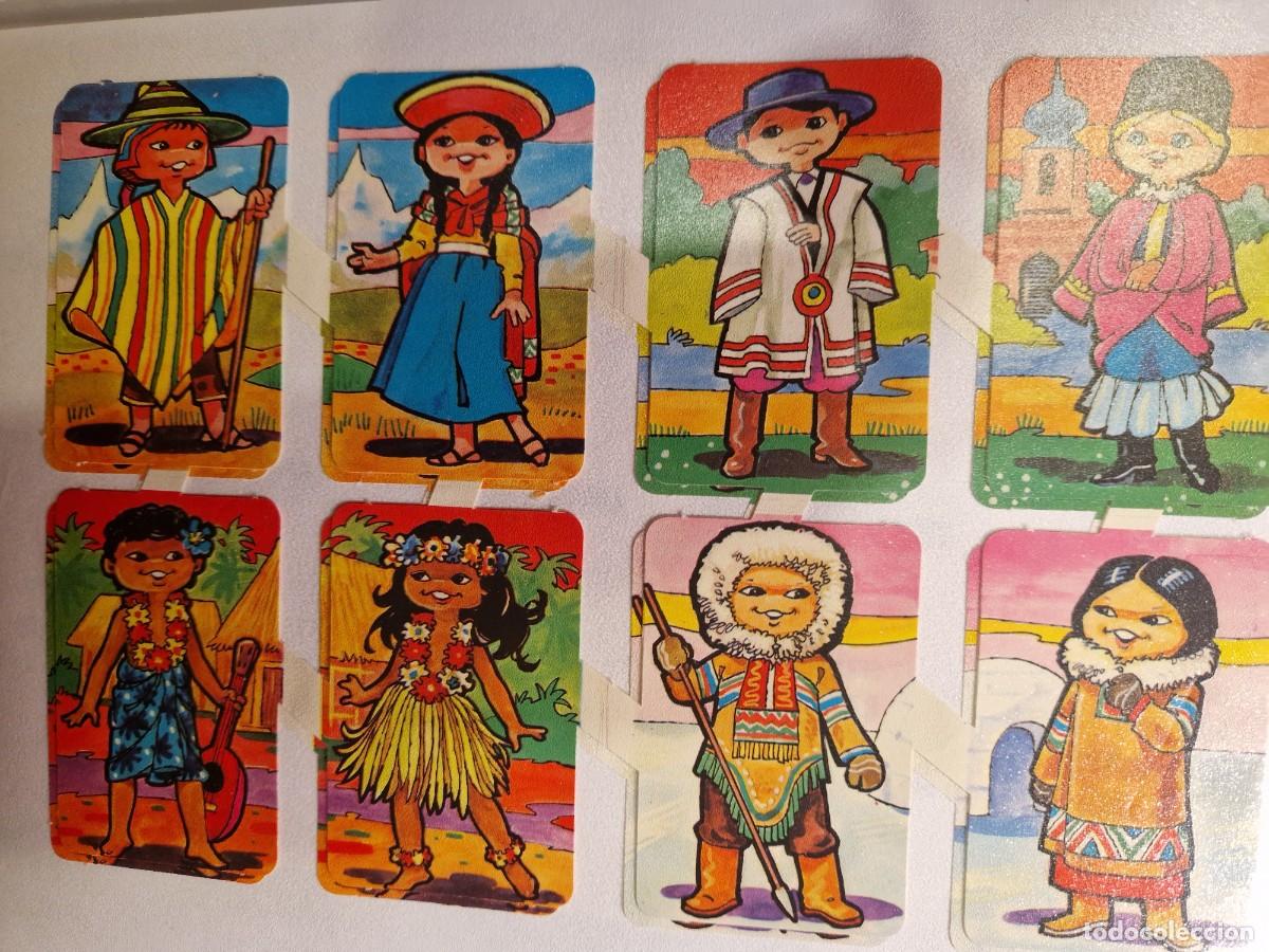 Collectable Antique Stamped Cards: CROMOS TROQUELADOS RAZAS Y PAISES DEL MUNDO