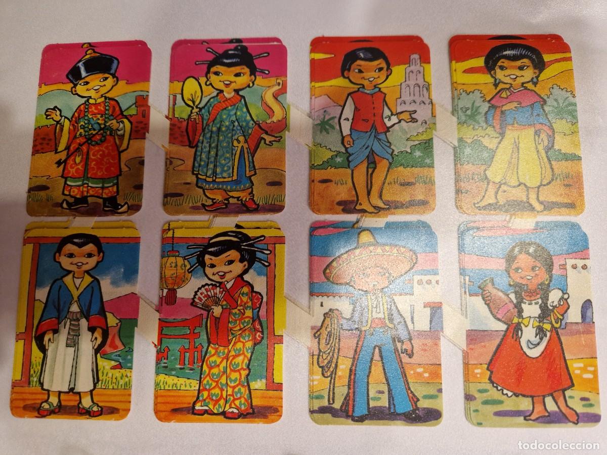 Collectable Antique Stamped Cards: CROMOS TROQUELADOS RAZAS Y PAISES DEL MUNDO